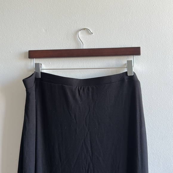 Black Maxi High Low Skirt XXL NWT - Picture 4 of 8